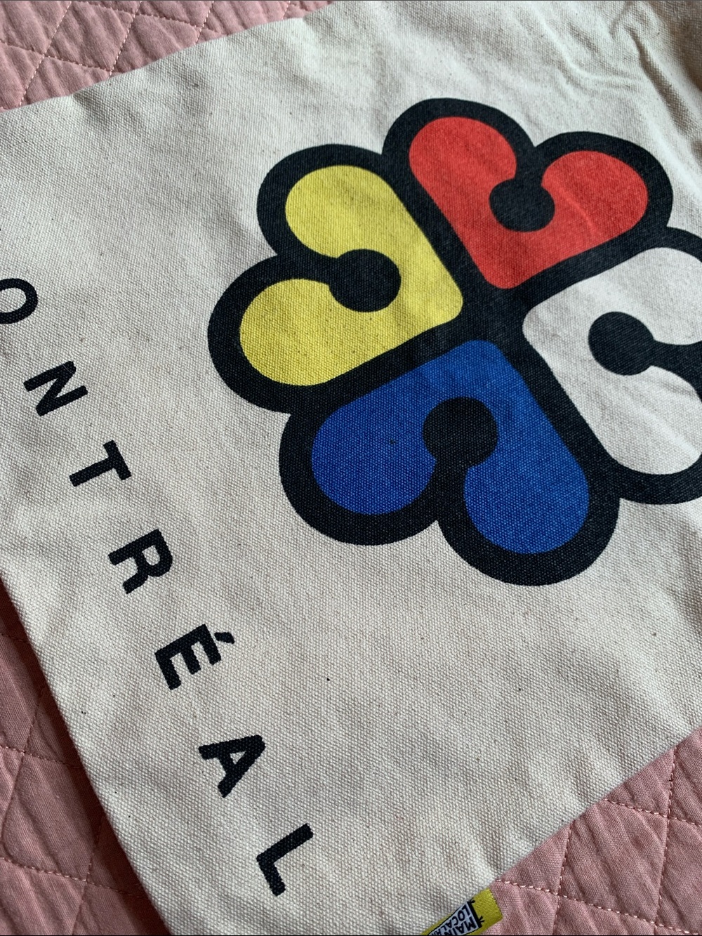 Vintage-Style Montreal City Logo Canvas Tote Bag – NWT - Picture 9 of 11